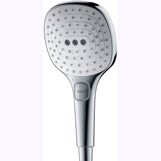 Hansgrohe Raindance Select E 120/Unica`S Puro Set dus cu bara 90 cm, alb/crom