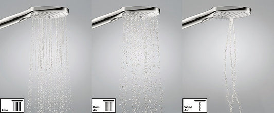 Hansgrohe Raindance Select E 120 3jet EcoSmart Set dus cu bara 90 cm, crom