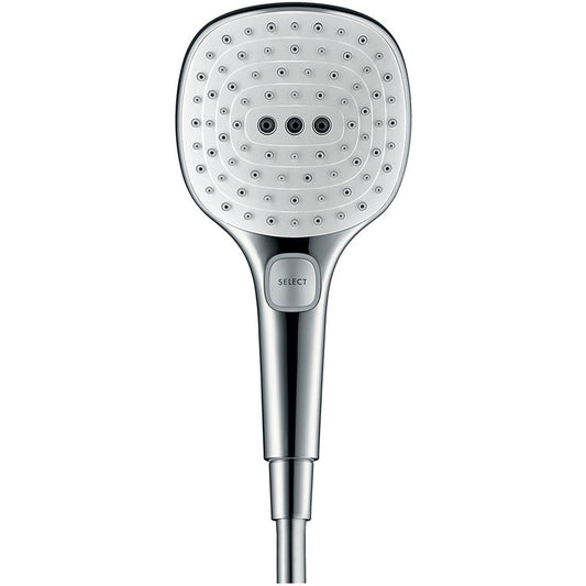 Hansgrohe Raindance Select E 120/Unica`S Puro Set dus cu bara 65 cm, alb/crom