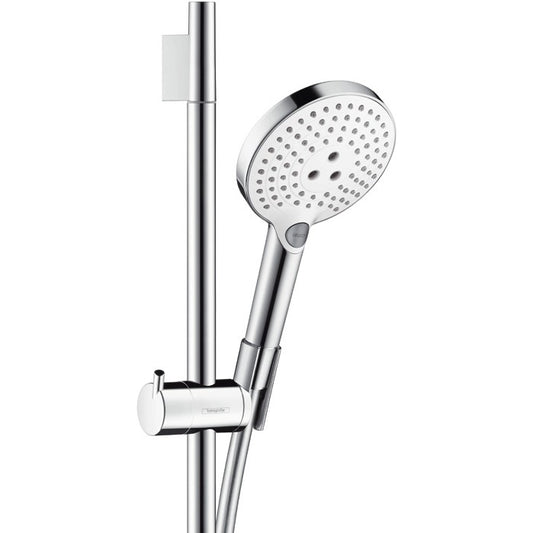 Hansgrohe Raindance Select S 120 3jet Set dus cu bara 90 cm, alb/crom
