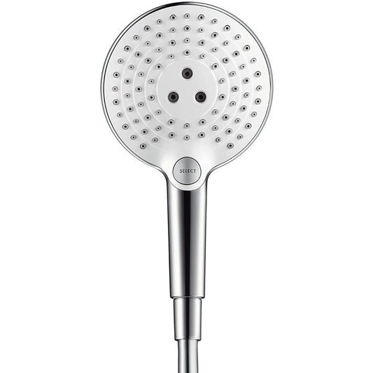 Hansgrohe Raindance Select S 120 Porter Set dus cu suport, furtun 160 cm, alb/crom