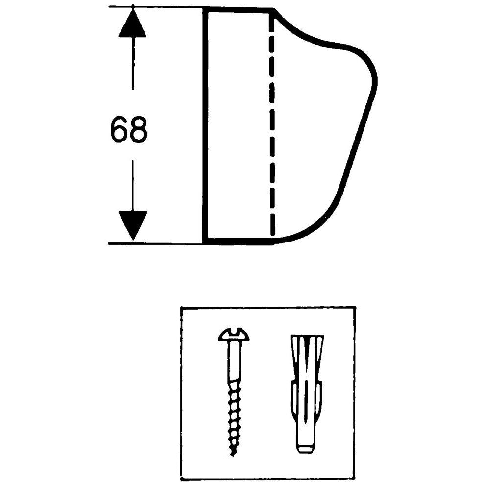 Hansgrohe Suport fix para de dus