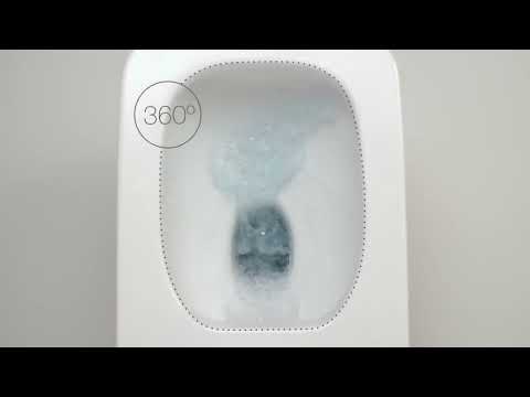 Set promo Vas WC suspendat cu capac soft close Roca Meridian Rimless 36x56 cm evacuare orizontala