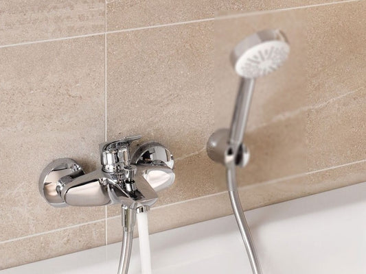 Kludi Pure&Solid Baterie cada dus monocomanda, montaj pe perete