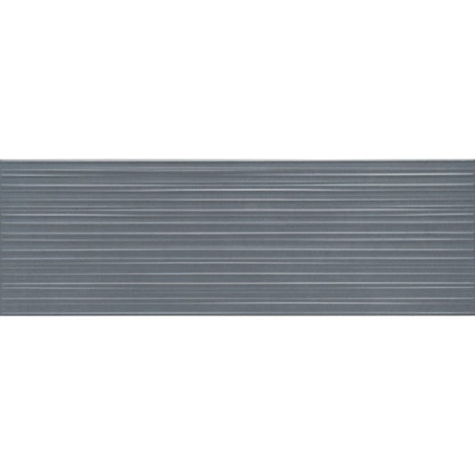 Faianta baie / bucatarie albastra 25x76 cm, Marazzi Chalk Avio Struttura Fiber 3D