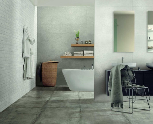 Faianta baie / bucatarie rectificata alba 30x90 cm, Marazzi Work White