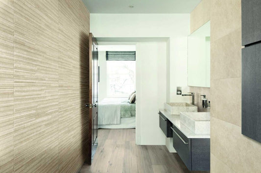 Faianta baie / bucatarie rectificata bej 30x90 cm, Marazzi Dover Beige