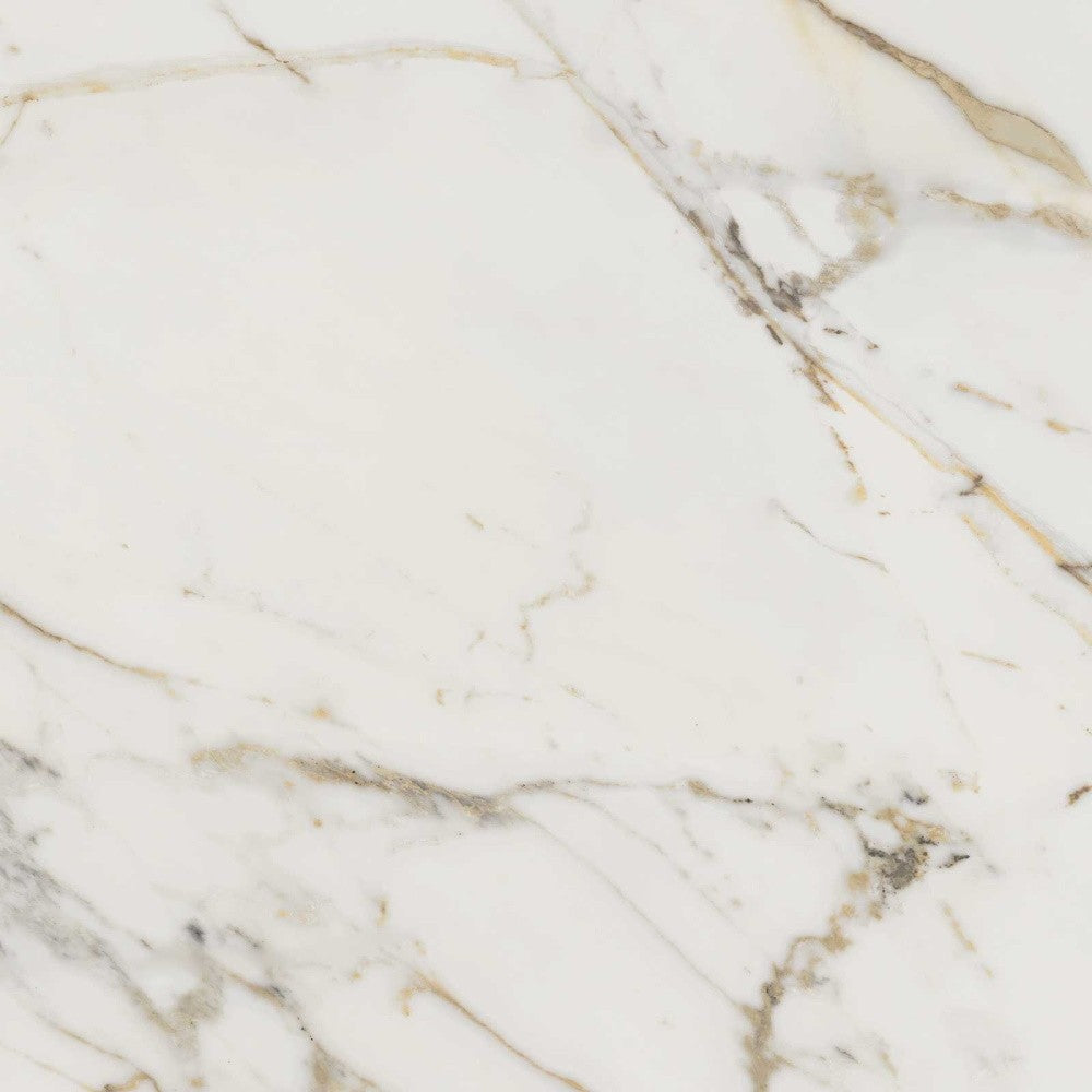 Gresie interior portelanata rectificata alba 60x60 cm, Marazzi Allmarble Golden White Lux
