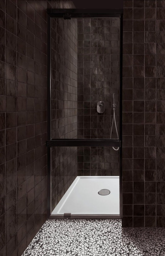 Faianta baie / bucatarie antracit 10x10 cm, Marazzi Zellige Lux Carbone
