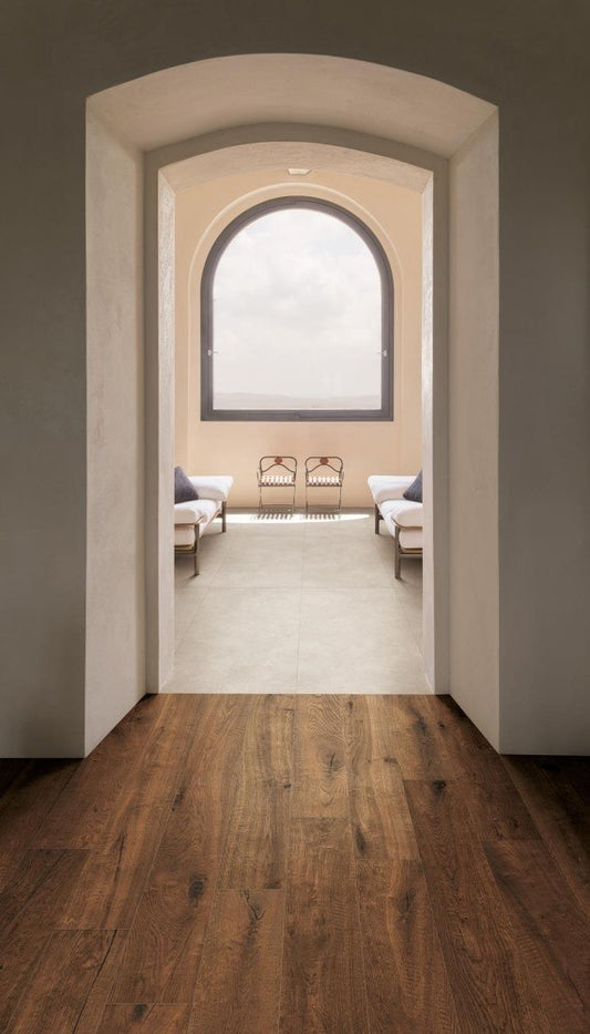 Gresie exterior / interior portelanata rectificata bej 30x60 cm, Marazzi Terratech Canella