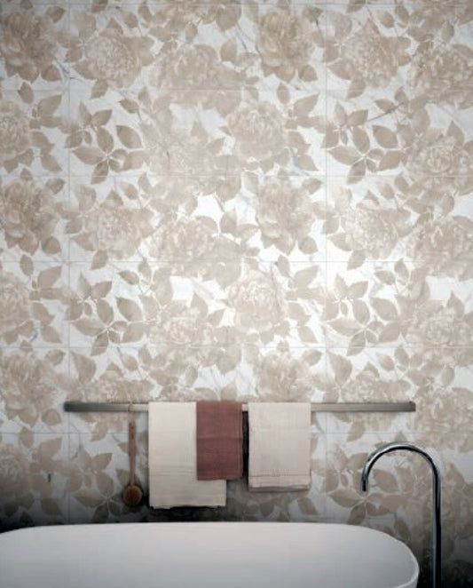 Decor interior alb 80x120 cm, Marazzi Allmarble Wall Altissimo Satin Rose
