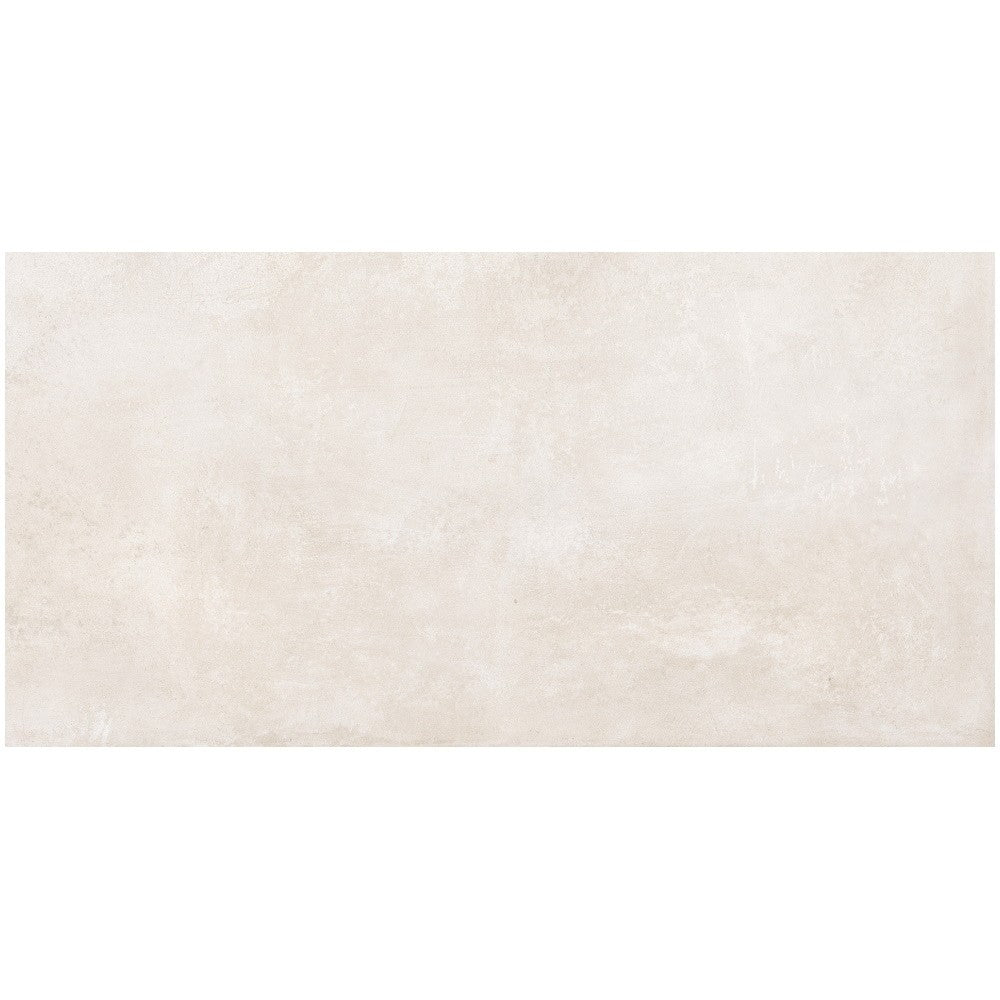 Gresie exterior portelanata rectificata alba 30x60 cm, Marazzi Puro Plaza White Strutturato