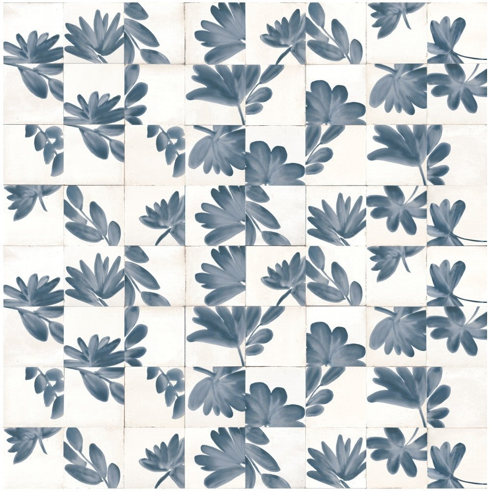 Decor interior gri 15x15 cm, Marazzi Rice Grigio Blossom Lux