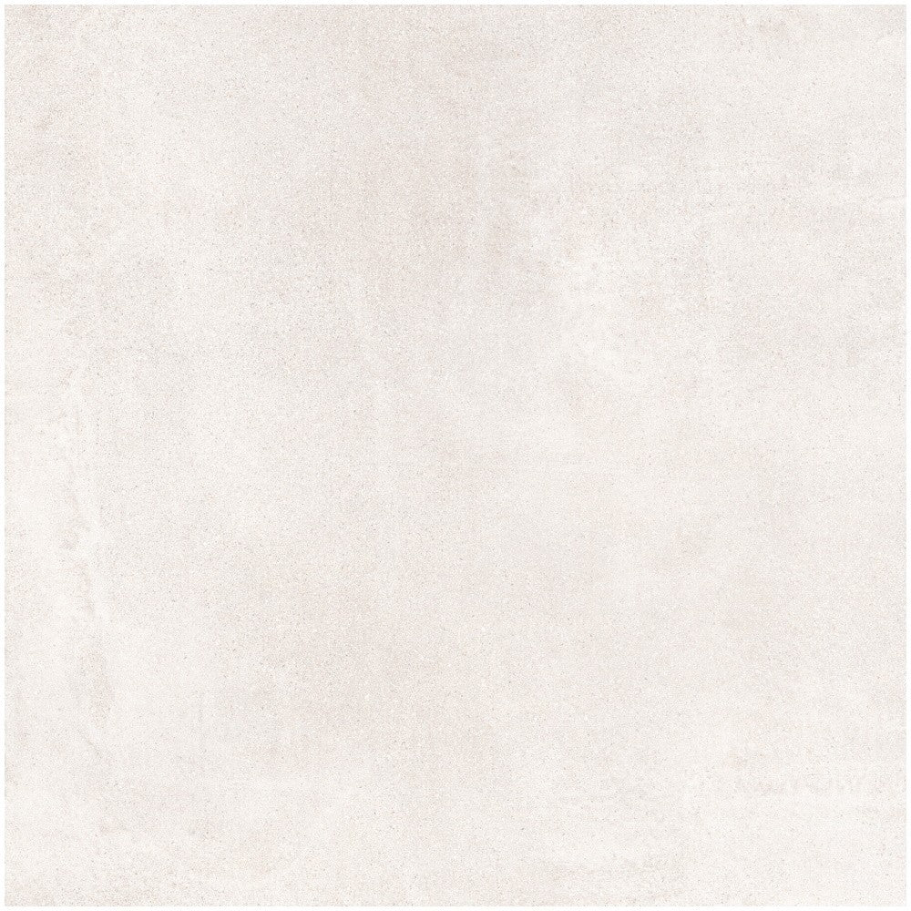 Gresie interior portelanata rectificata alba 60x60 cm, Marazzi Cementum Ash