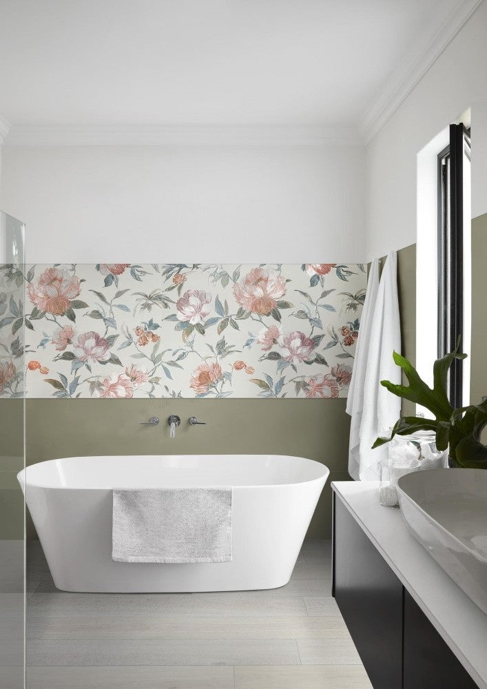 Faianta baie / bucatarie rectificata gri 40x120 cm, Marazzi Momenti Salvia