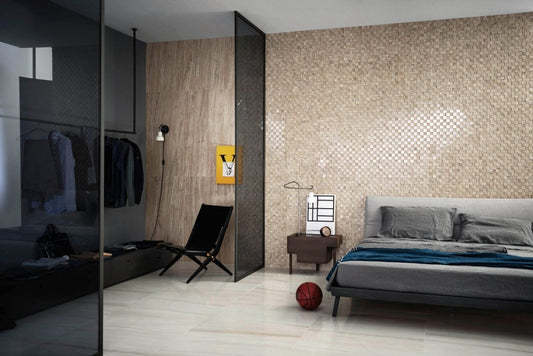 Gresie exterior / interior portelanata rectificata bej 60x60 cm, Marazzi Allmarble Lasa