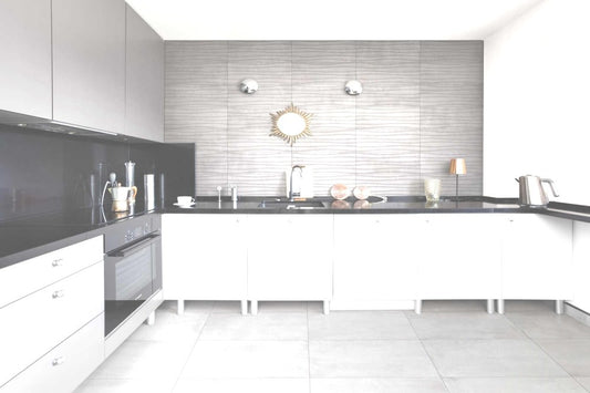 Faianta baie / bucatarie gri 20x50 cm, Marazzi Appeal Struttura Wind 3D Grey