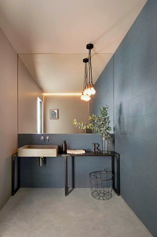 Faianta baie / bucatarie albastra 25x76 cm, Marazzi Chalk Avio