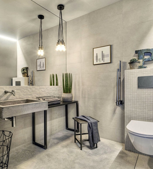 Faianta baie / bucatarie bej 25x76 cm, Marazzi Chalk Sand Struttura Brick 3D