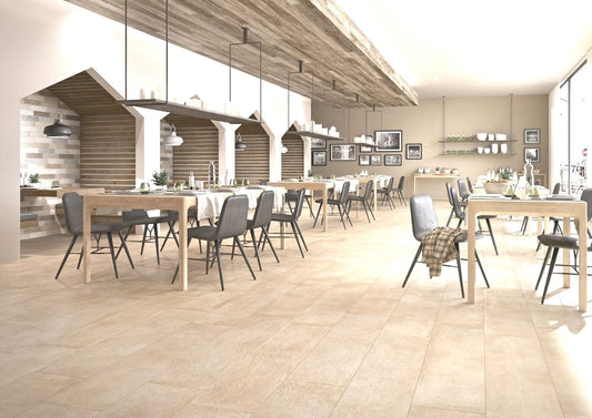 Gresie interior portelanata rectificata alba 30x60 cm, Marazzi Clays Cotton