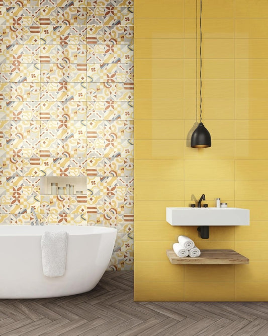 Faianta baie / bucatarie portocalie 20x50 cm, Marazzi Cloud Curry