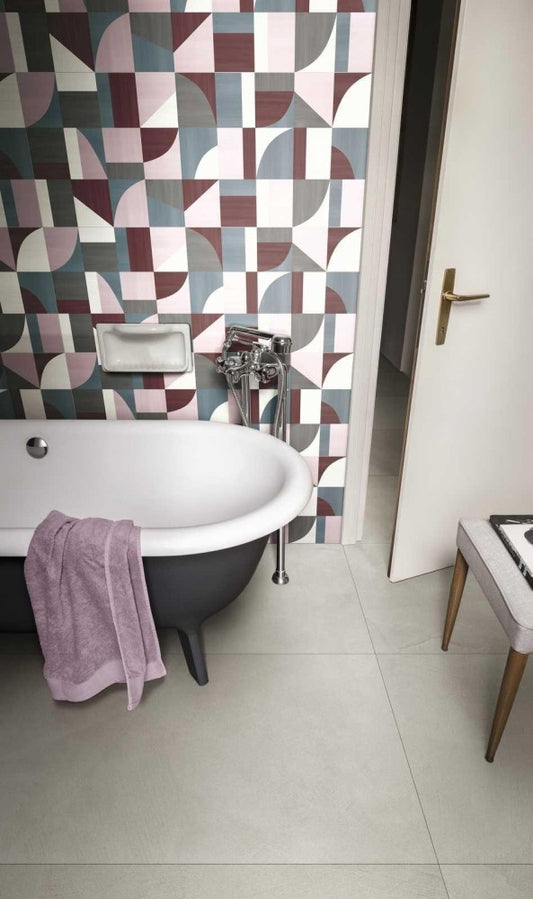 Decor interior multicolor 40x120 cm, Marazzi Eclettica Carioca Cream