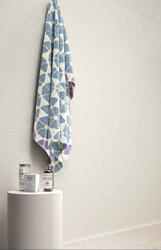 Faianta baie / bucatarie rectificata alba 40x120 cm, Marazzi Essenziale Satinato