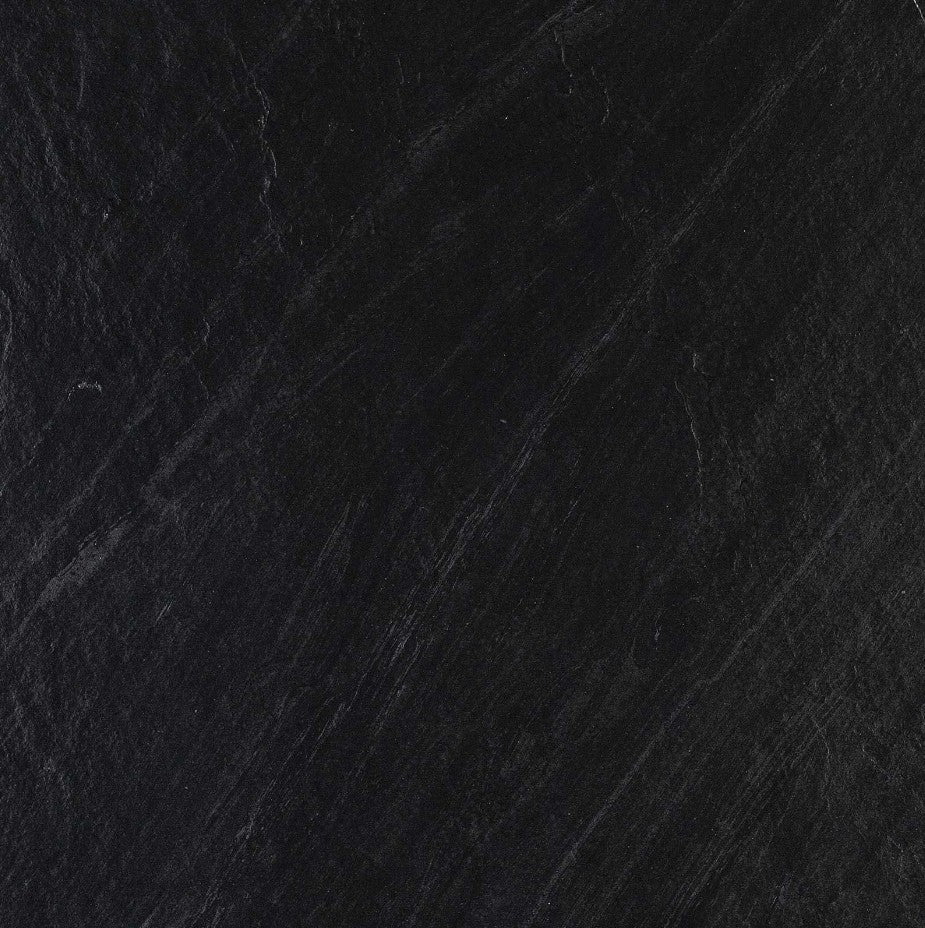 Gresie exterior neagra 60x60 cm, Marazzi Mystone Lavagna Nero