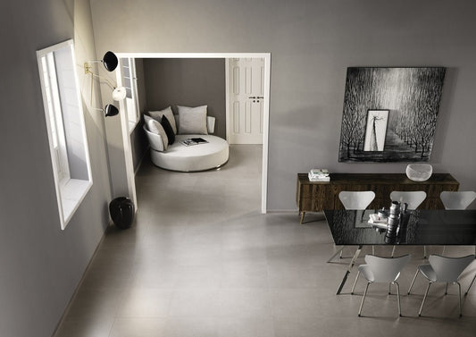 Gresie exterior / interior portelanata rectificata gri 60x60 cm, Marazzi Progress Grey