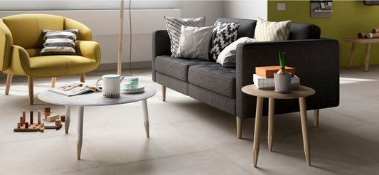 Gresie interior portelanata rectificata crem 60x60 cm, Marazzi Plaster Butter