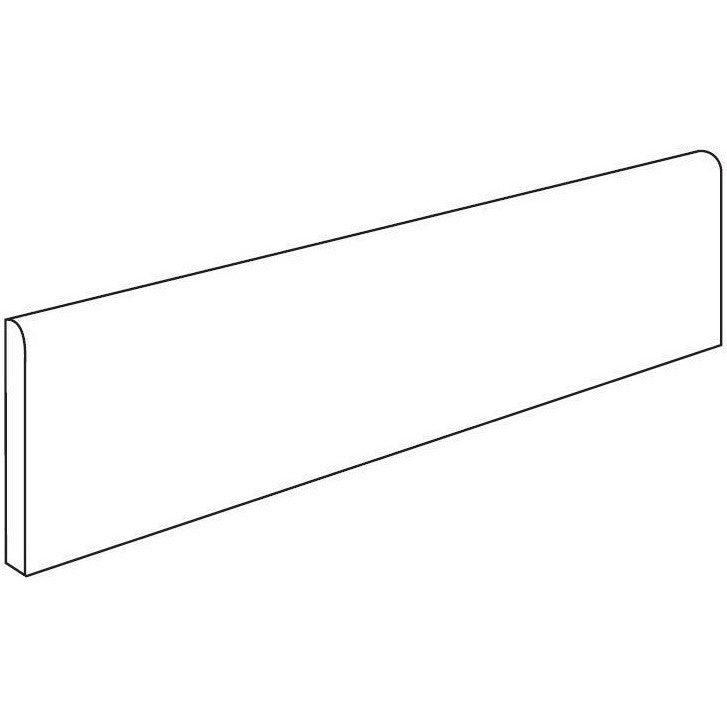Plinta gresie interior gri 7x75 cm, Marazzi Powder Graphite
