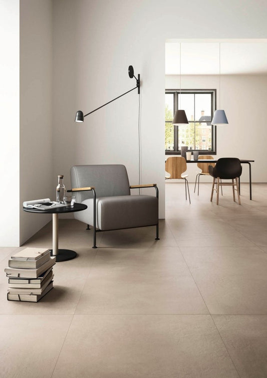 Gresie interior bej 75x150 cm, Marazzi Powder Sand
