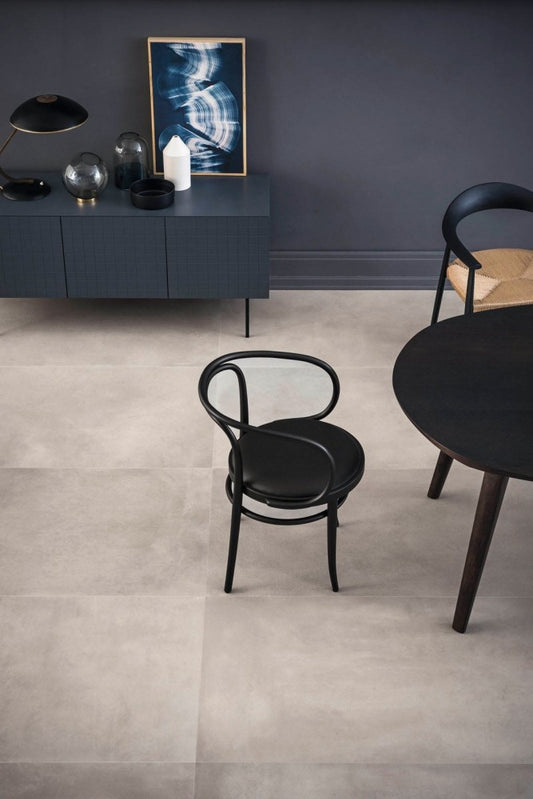 Gresie interior gri 75x150 cm, Marazzi Powder Smoke