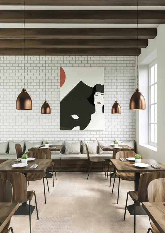 Gresie exterior / interior portelanata rectificata crem 60x60 cm, Marazzi Stream Ivory