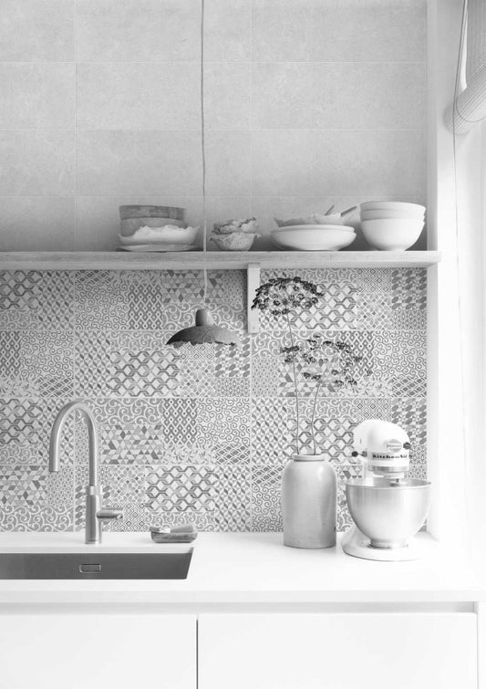 Decor interior multicolor 20x50 cm, Marazzi Stream Match White