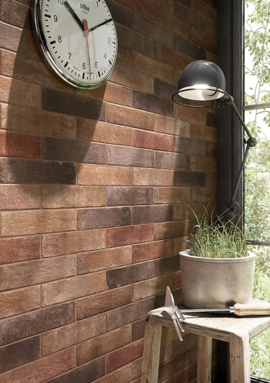 Gresie exterior / interior maro 28x7 cm, Marazzi Terramix Marrone