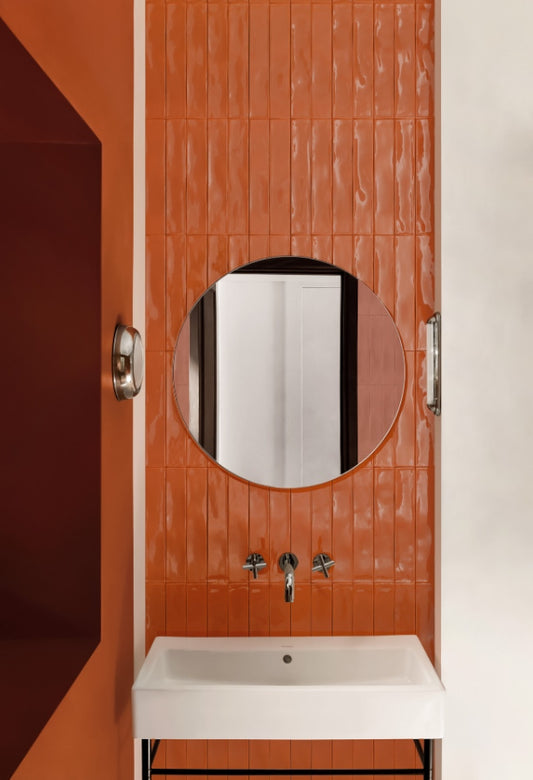 Faianta baie / bucatarie portocalie 5.3x30 cm, Marazzi Luz Aragosta