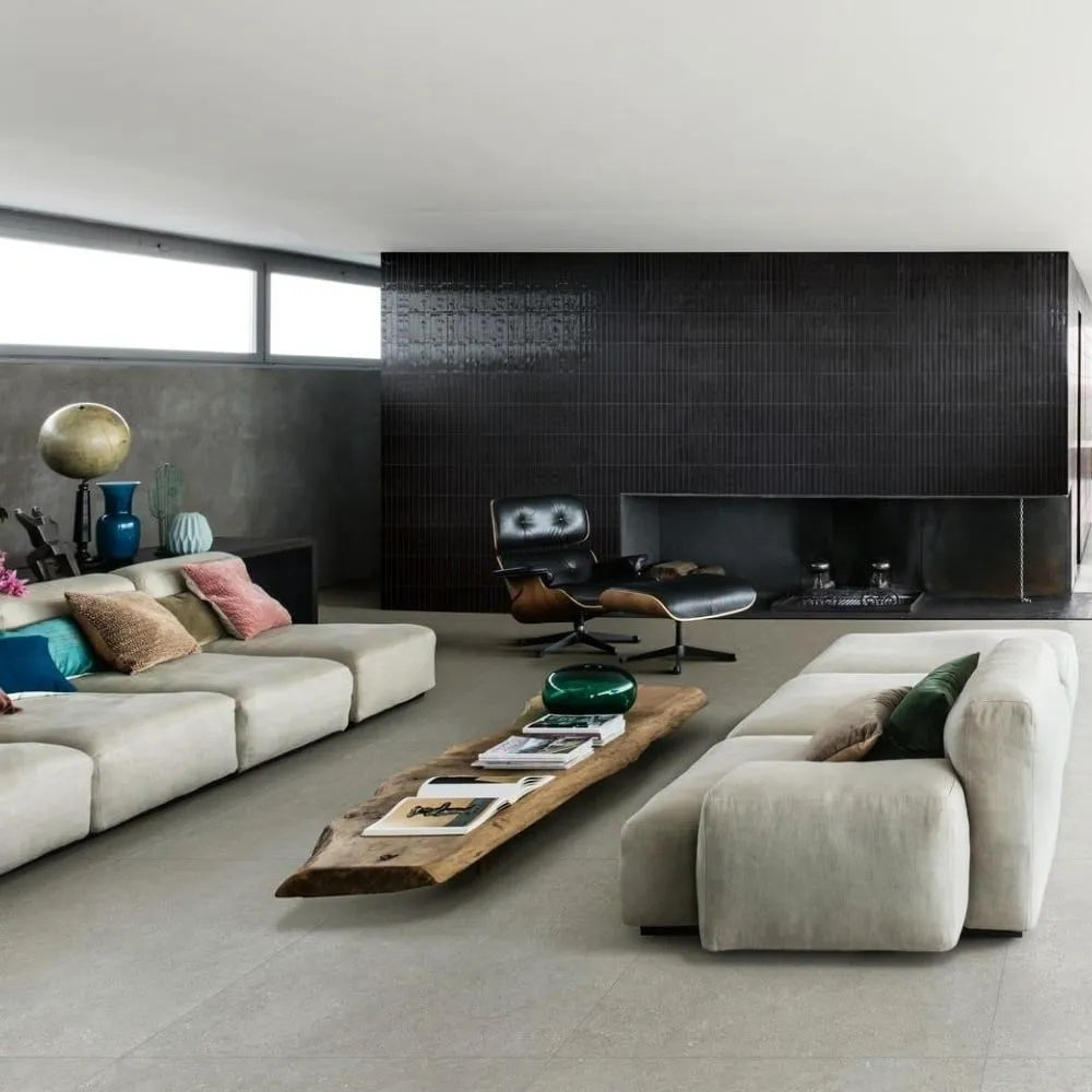Faianta baie / bucatarie neagra 5.3x30 cm, Marazzi Luz