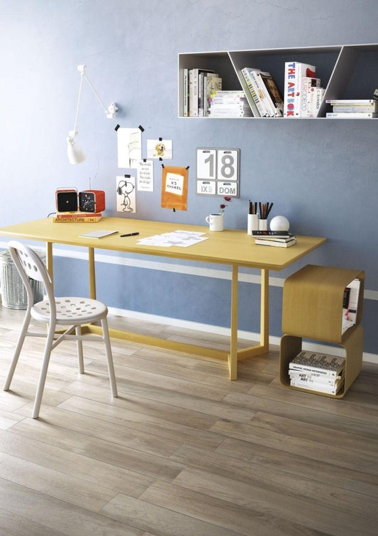 Gresie exterior / interior portelanata bej 15x90 cm, Marazzi Treverkmood Faggio