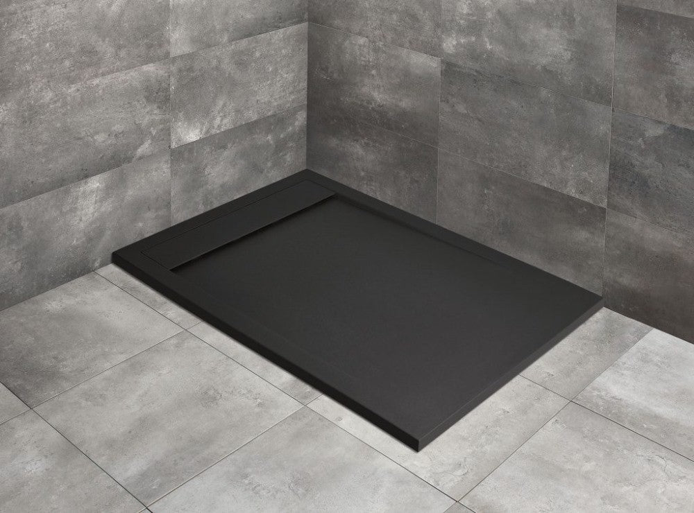 Cadita dus dreptunghiulara compozit Radaway Teos F 160x80 cm