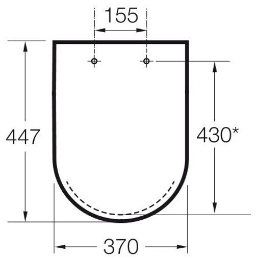 Set Promo Vas WC dizabilitati pe pardoseala cu rezervor aparent si capac Roca Access 38x67 cm evacuare orizontala