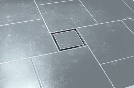 Piesa superioara Kessel faiantabila Ø11 cm, rama inox