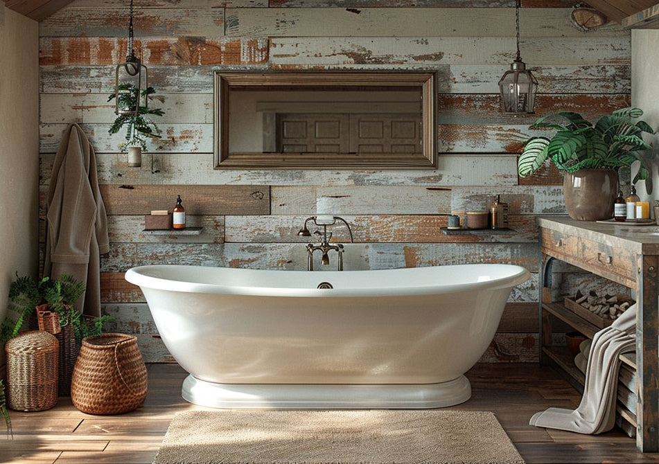 Amenajare baie fara faianta: Idei moderne