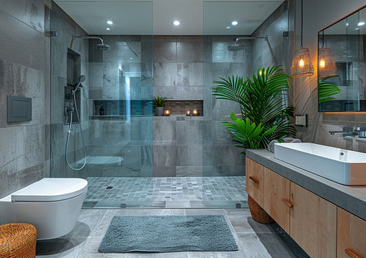 Amenajare baie gri: Idei si inspiratie