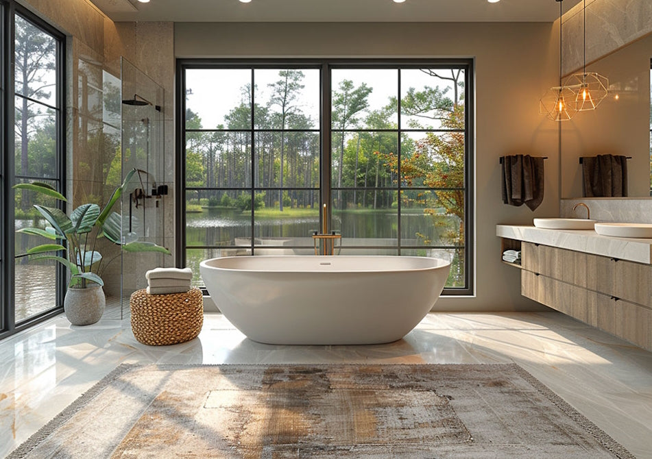 Amenajare baie mare: Solutii si idei