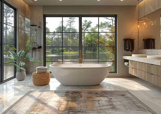 Amenajare baie mare: Solutii si idei