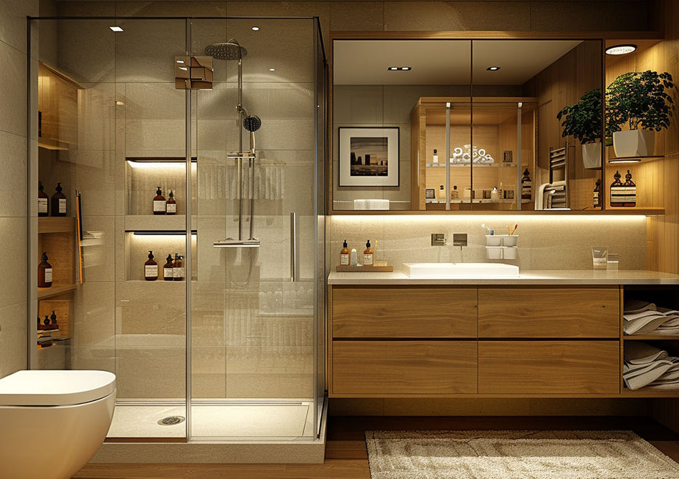 Amenajare baie mica cu dus walk in: Idei utile