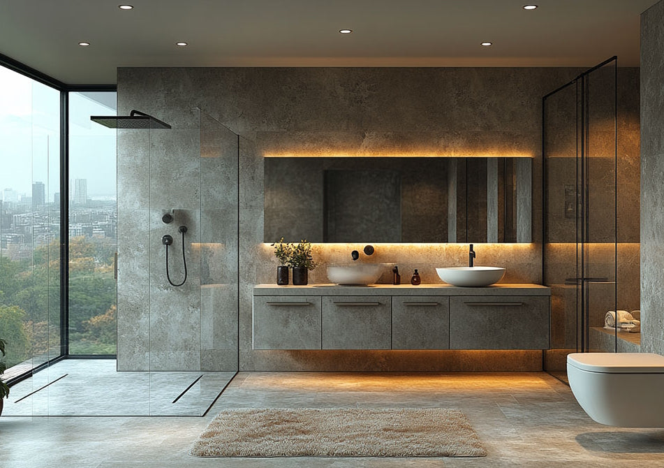 Baie minimalista: Idei de amenajare