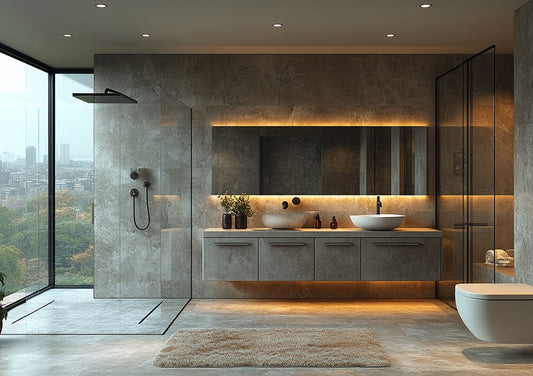 Baie minimalista: Idei de amenajare