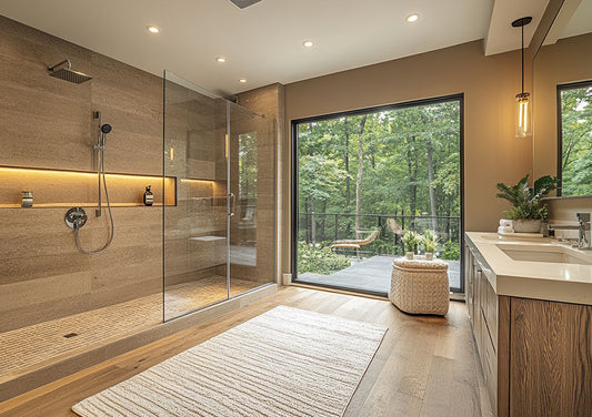 Baie moderna cu dus: Inspiratie de design